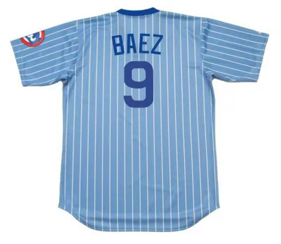 Javier Baez Chicago Cubs Throwback Jersey