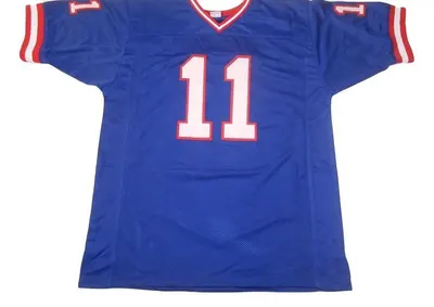 Phil Simms Custom Unsigned Blue Limited Jersey