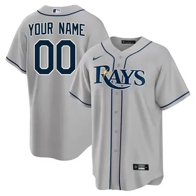 Tampa Bay Rays Custom Devil Rays Limited Jersey - Gray