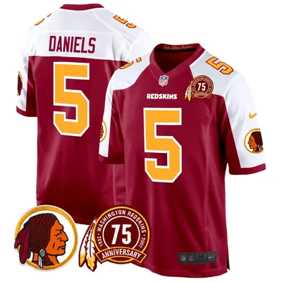 Washington Redskins 75th Patch Throwback Limited Jersey - Edition 2